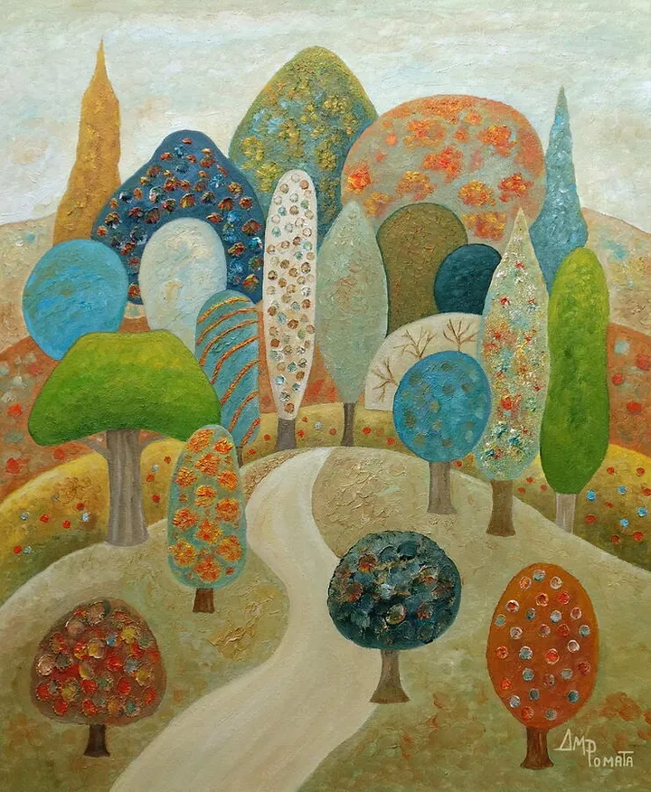 Crowd Of Single Trees