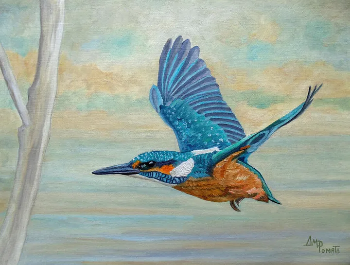 Flying Kingfisher