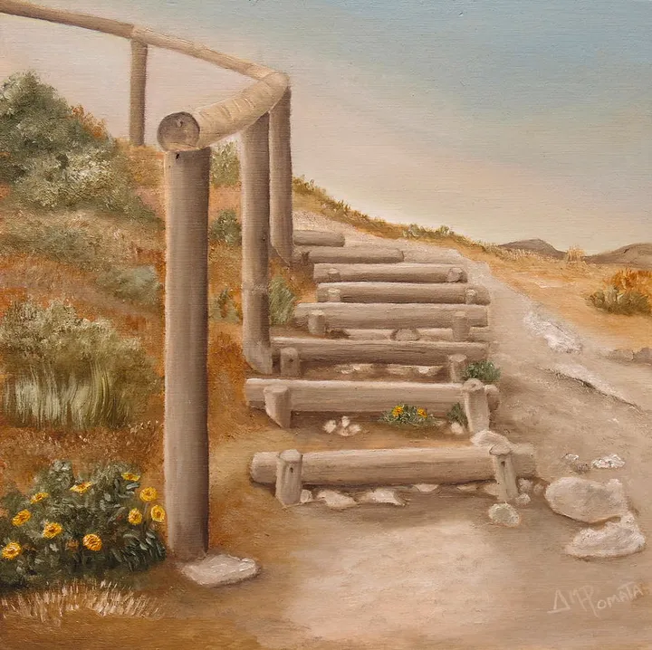 Stairway From The Beach