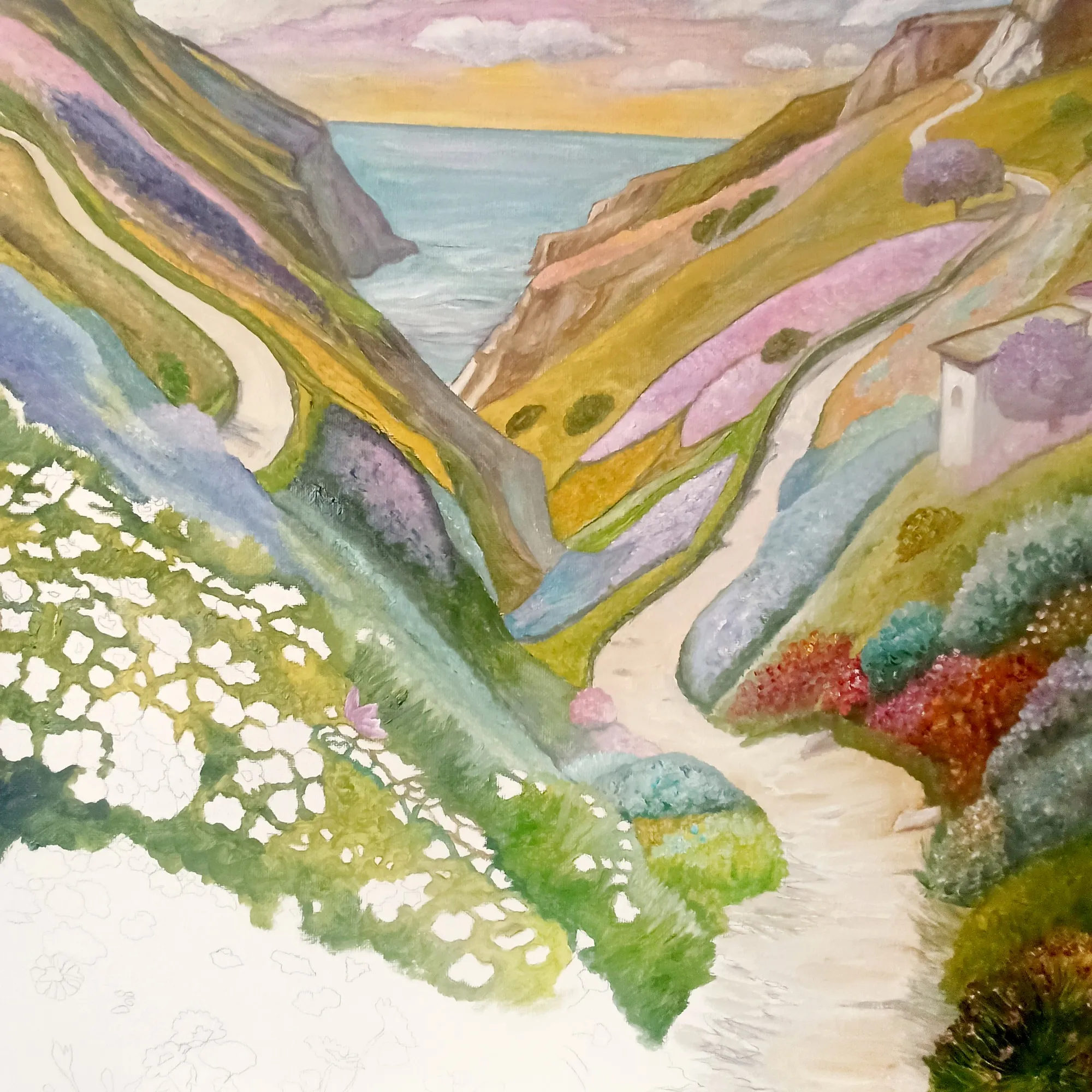 Rush Of Spring: Detail of the path