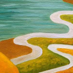 Echoes In The Blue Pond: Detail 1