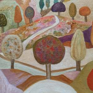 Fall In The Hillsides: Detail 1