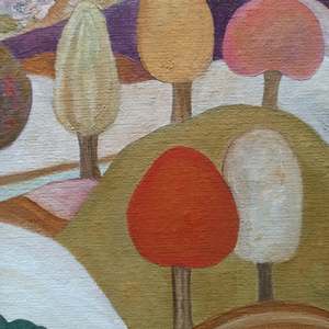 Fall In The Hillsides: Detail 2