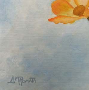 Flower Peeping Eastern Bluebird: Signature